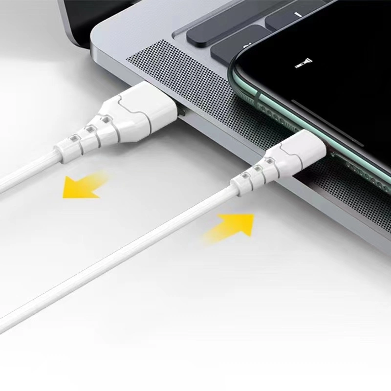 Aspor A100 3A Fast Charging Line Type C Cable for Mobile Phone Video Game Player White Data USB Cable Magnetic Charging Cable
