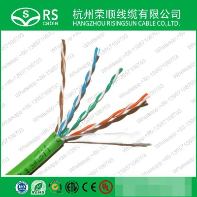 高品質 24AWG Cat5e CAT6 Cat7 UTP/FTP/SFTP PVC LSZH ネットワーク LAN ケーブル